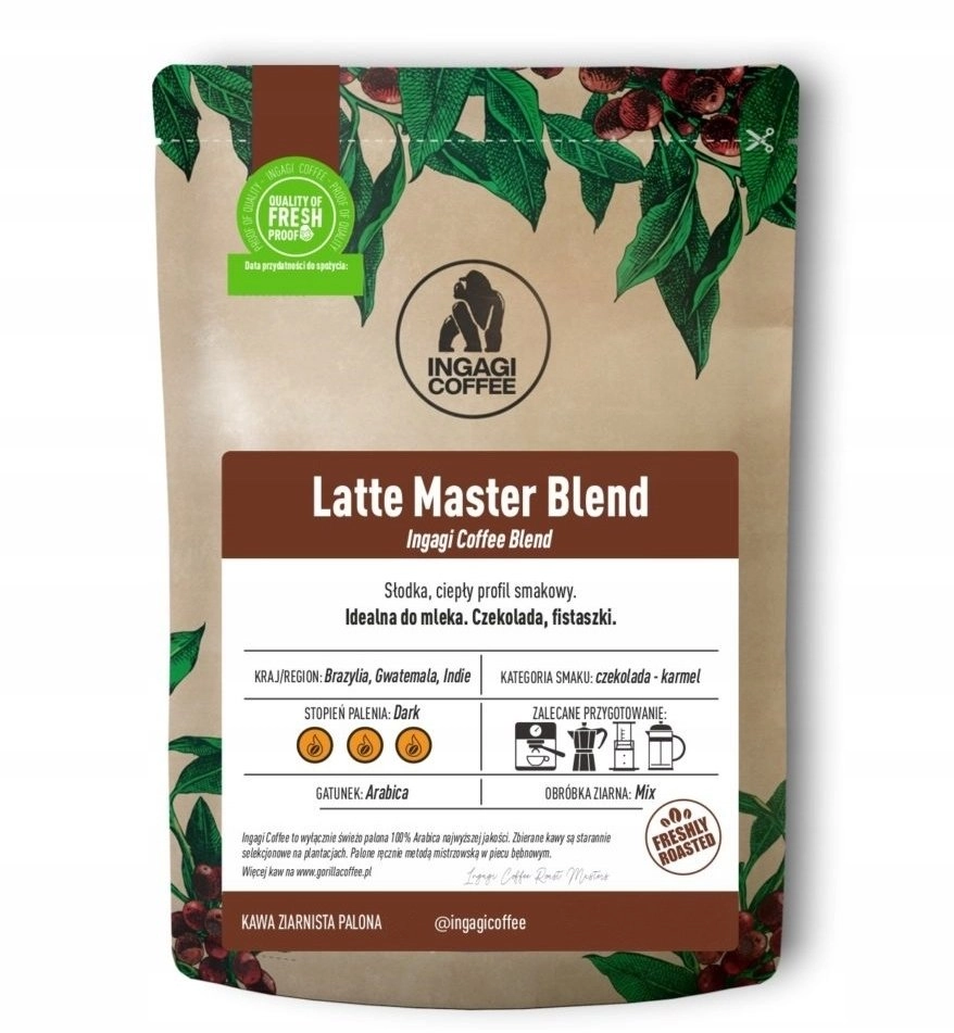 Ingagi coffee beans Coffee Latte Master