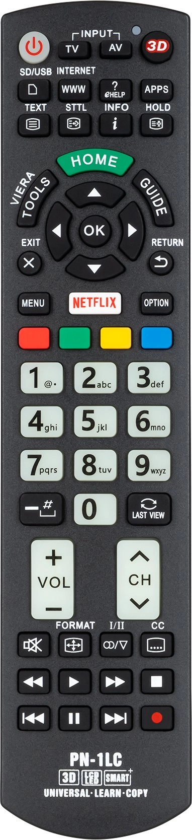 Universal TV remote control PN-1LC PIL1049