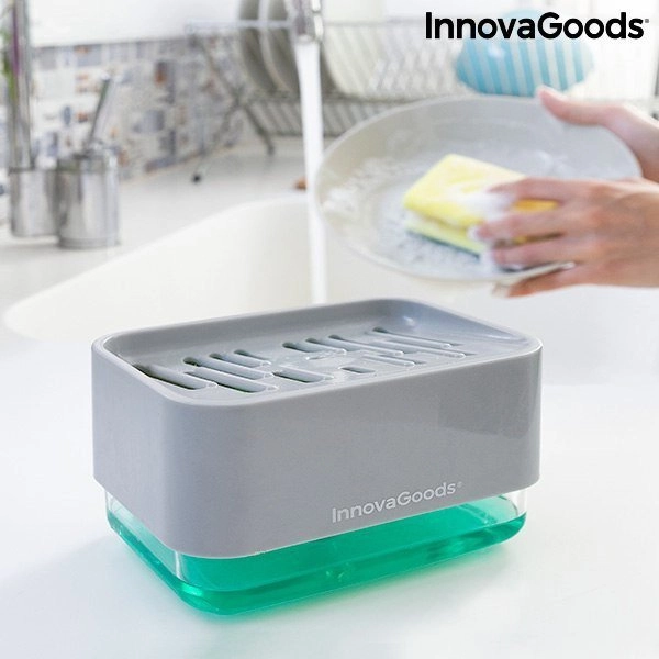 InnovaGoods Soap Dispenser Dishwashing Liquid Dispenser