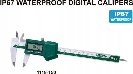 Calliper 200 digital IP67 3V/ABS/SQ with