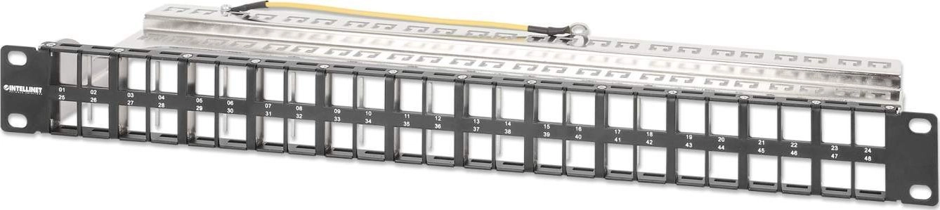 INTELLINET 48-port patch panel shielded and