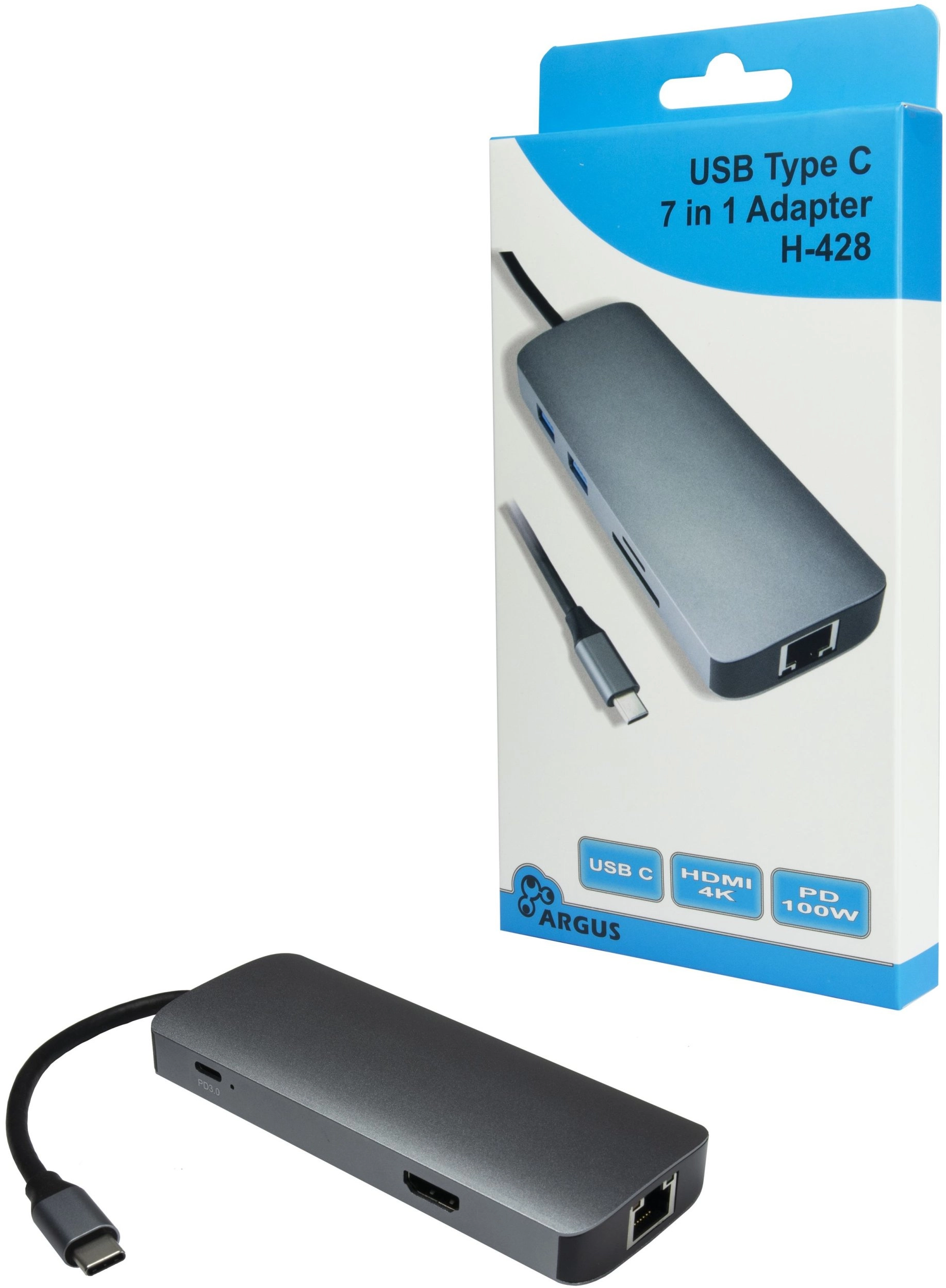 Dockingstation USB-C Argus 7in1 572712 88885665
