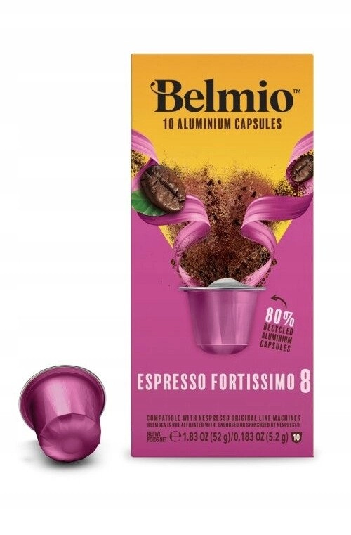 Capsules for Nespresso Belmio Espresso Fortissimo
