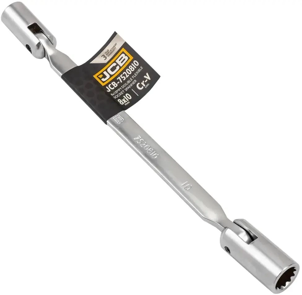 Articulated socket wrench 8x10mm JCB-7520810 5056485710977
