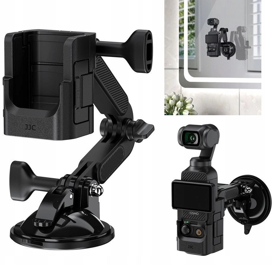 Clamping Suction cup holder + Handle