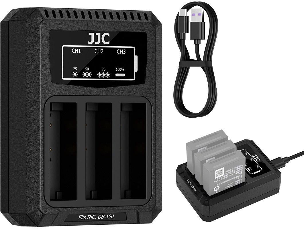 Potrójna Ładowarka Usb Na 3x Akumulator