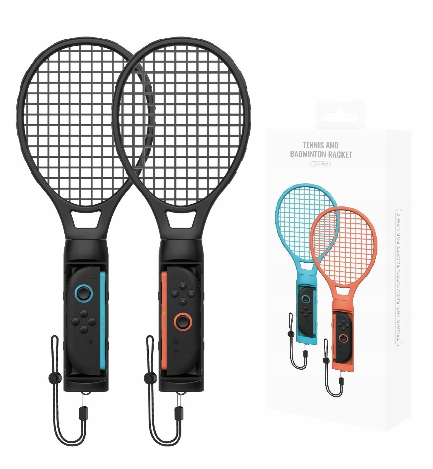 2x Tennis Racket Badminton Rackets Tennis
