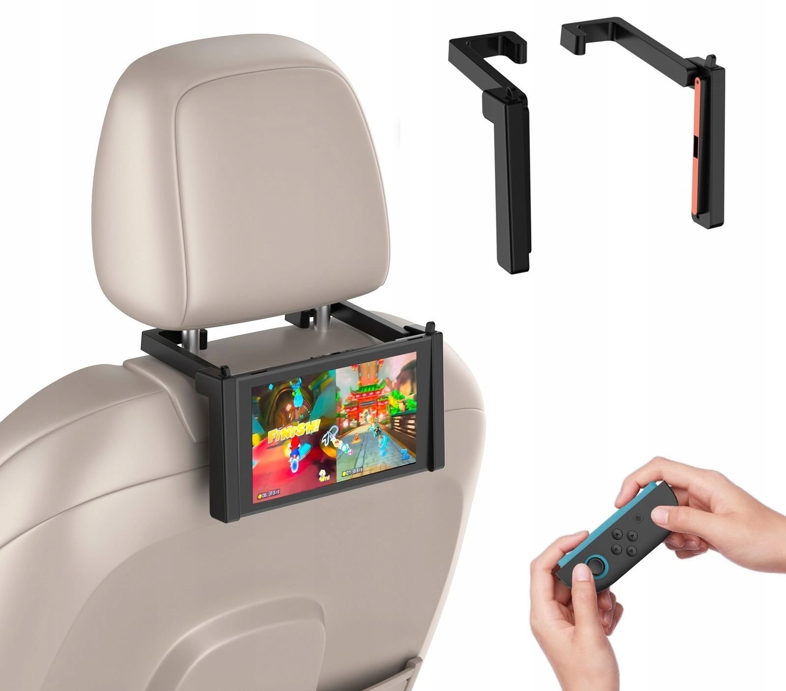 Car Headrest Mount Stand Holder Magnet
