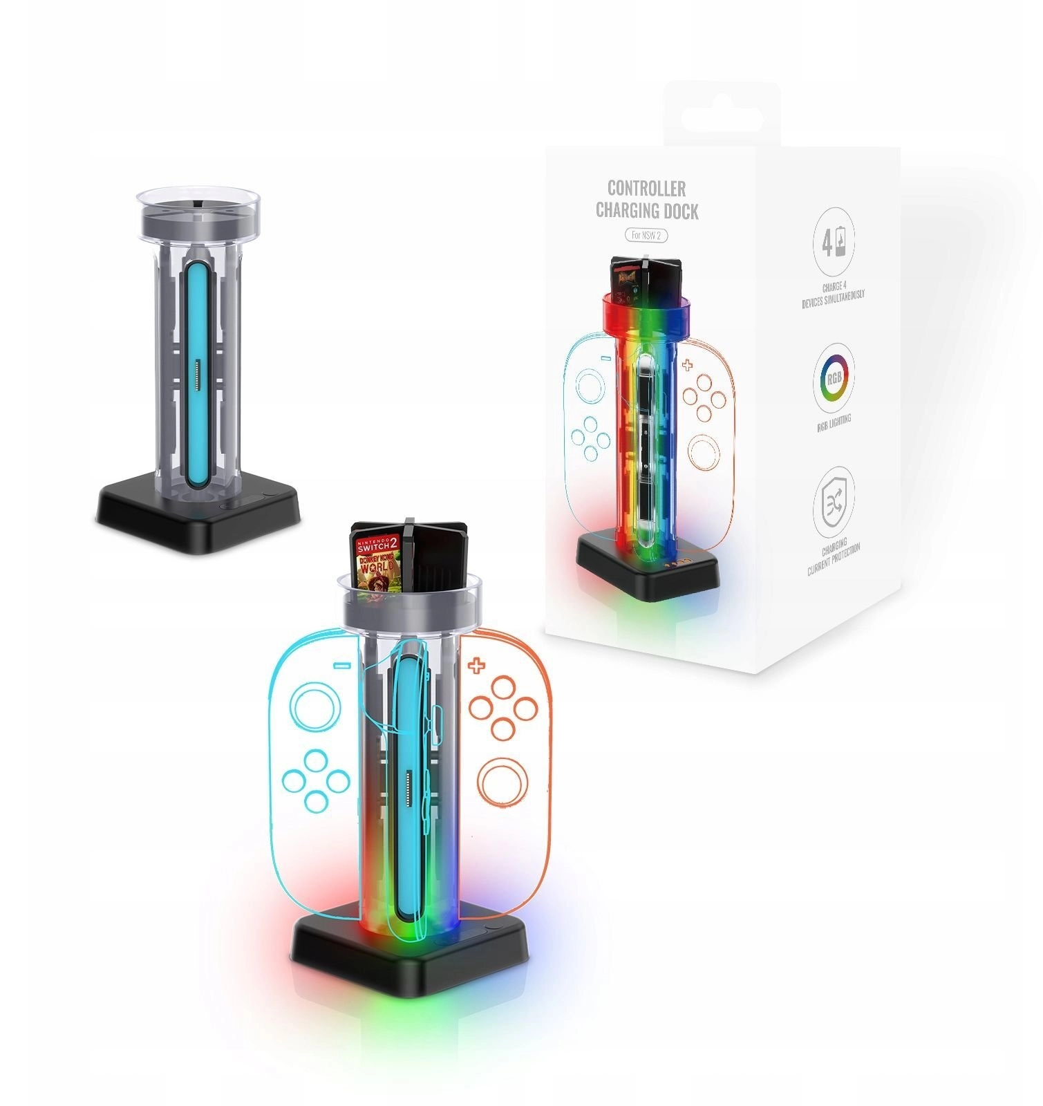 Charging Station Charger for 4x Joy-con