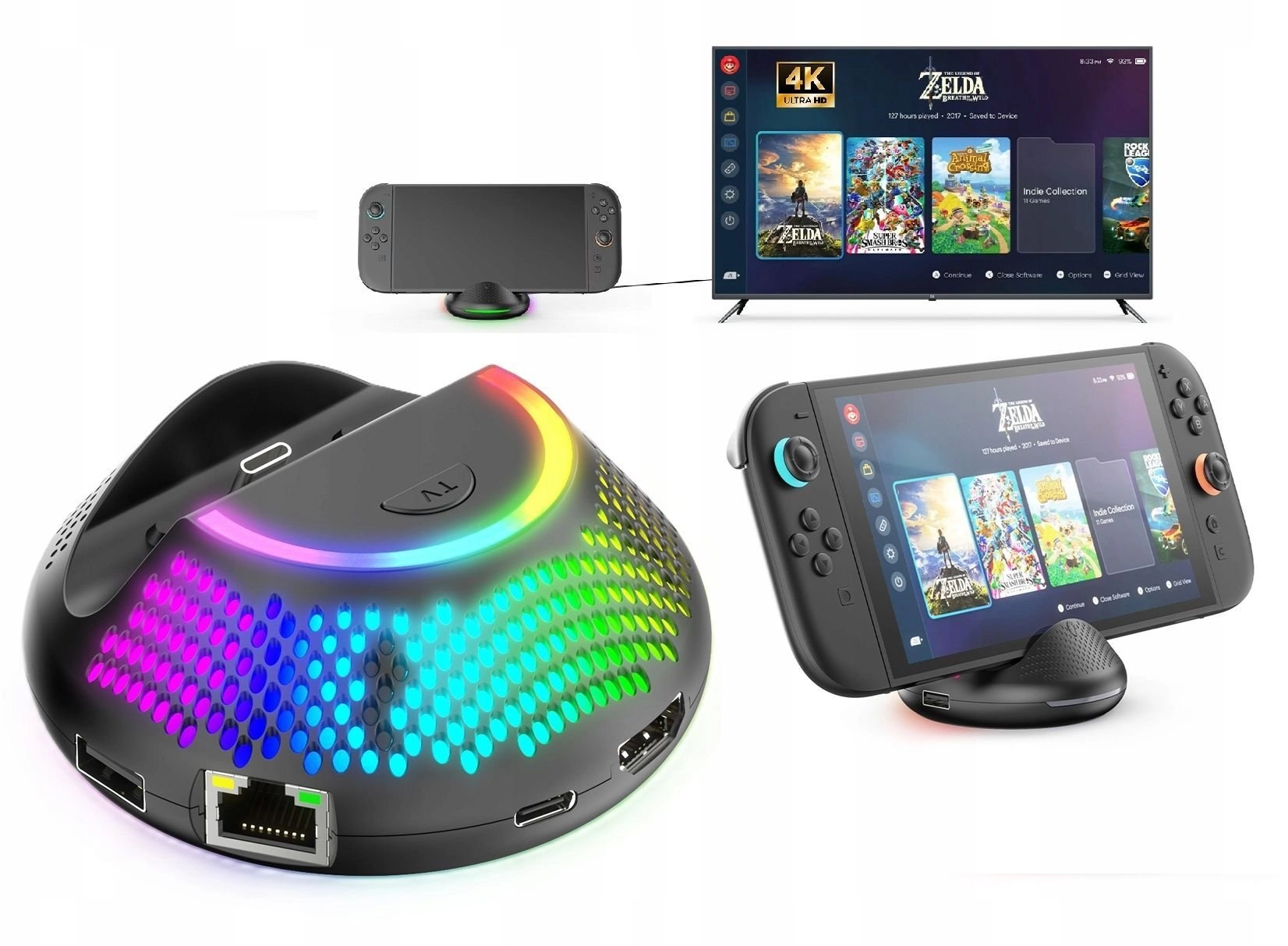 Rgb Hdmi 4k Docking Station For