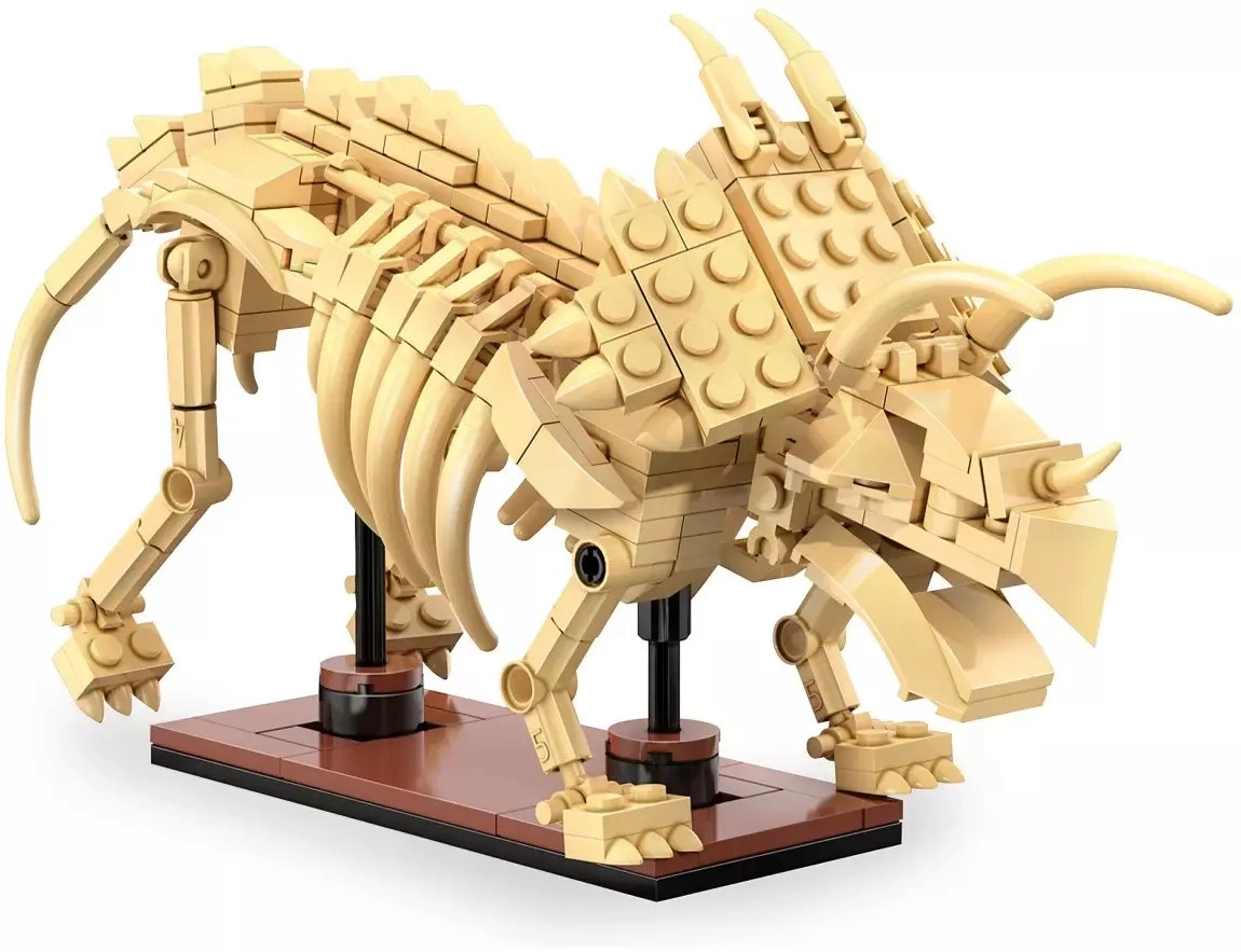 JAMARA CaDA Dinosaur Fossil Triceratops Bricks