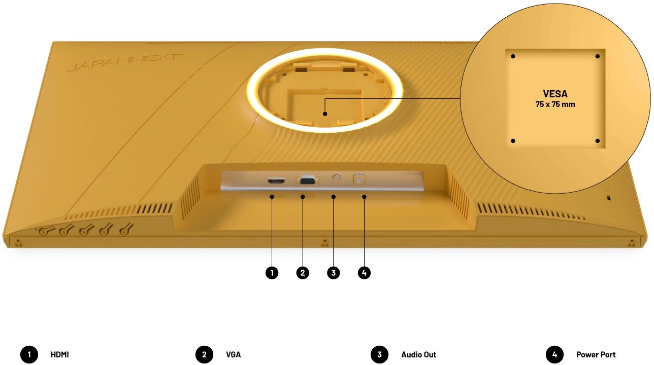 JapanNext FHD Gaming Monitor 60 45cm