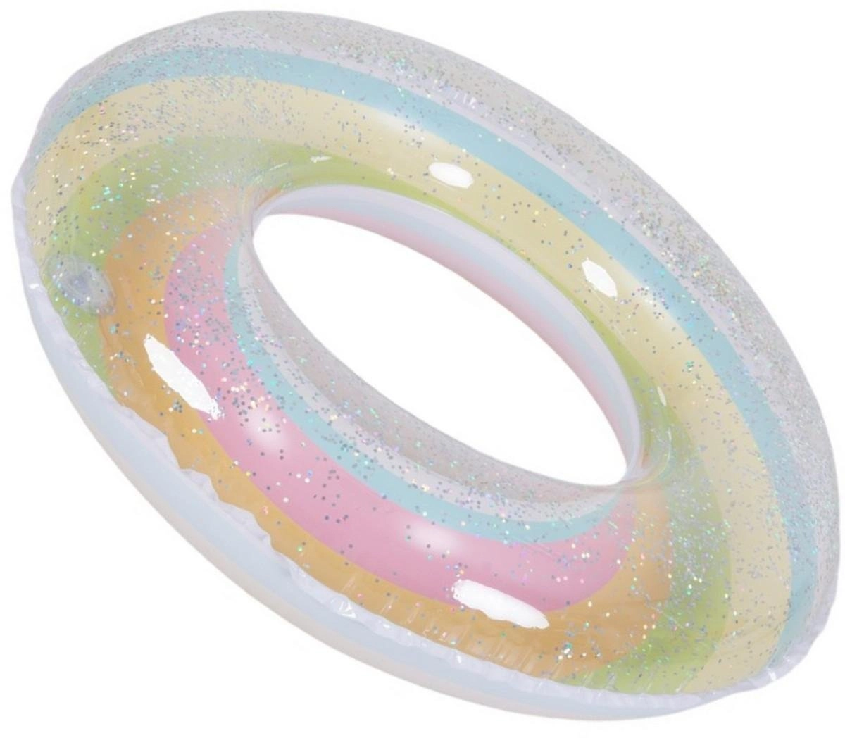 JiLong Swimming Ring 90CM Rainbow Glitter