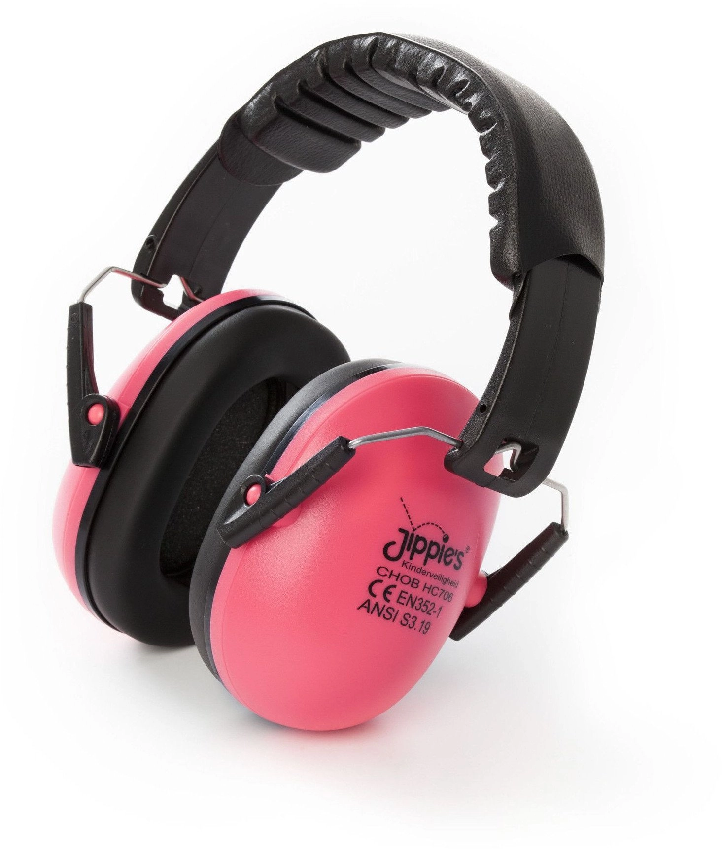 Jippies noise-canceling headphones for kids pink
