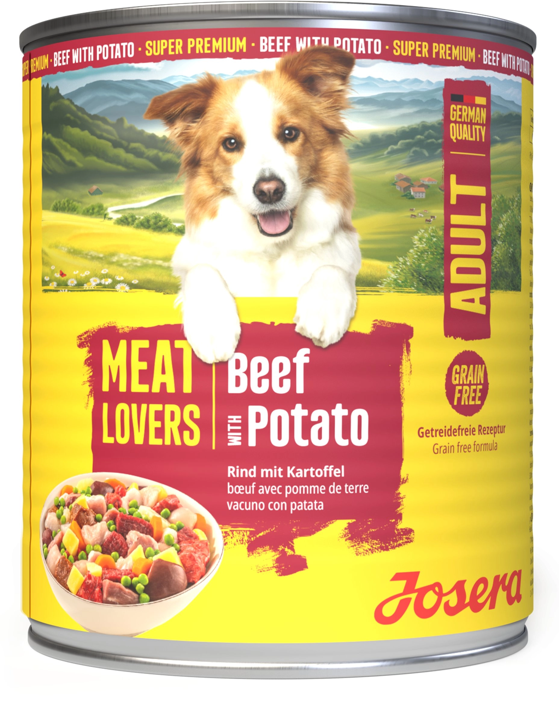 Josera Meatlovers Menu Beef with potatoes