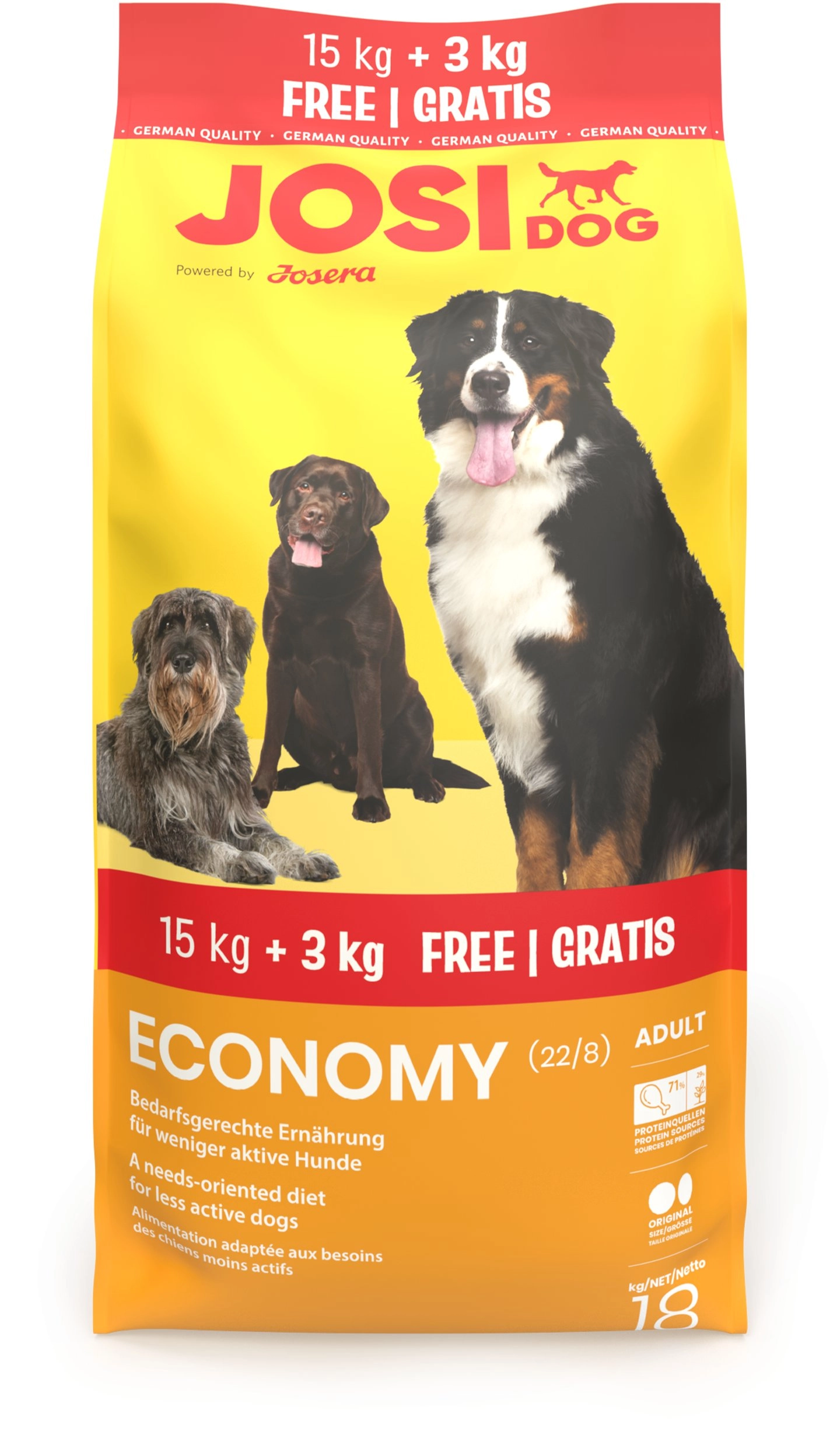 Josera Josidog Economy 15kg+3kg 4032254795995 50015947