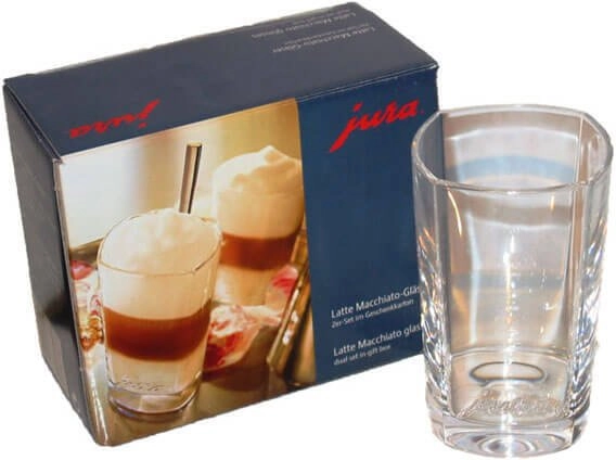 Jura latte macchiato glasses set of