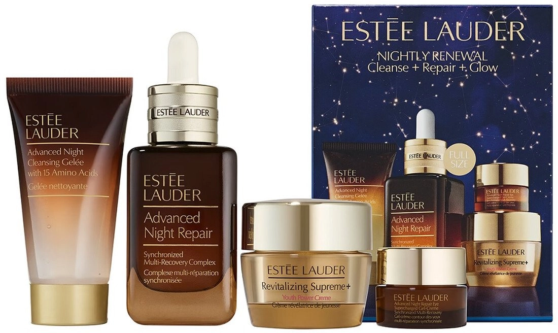 ESTEE LAUDER_SET Nightly Renewal cleansing gel