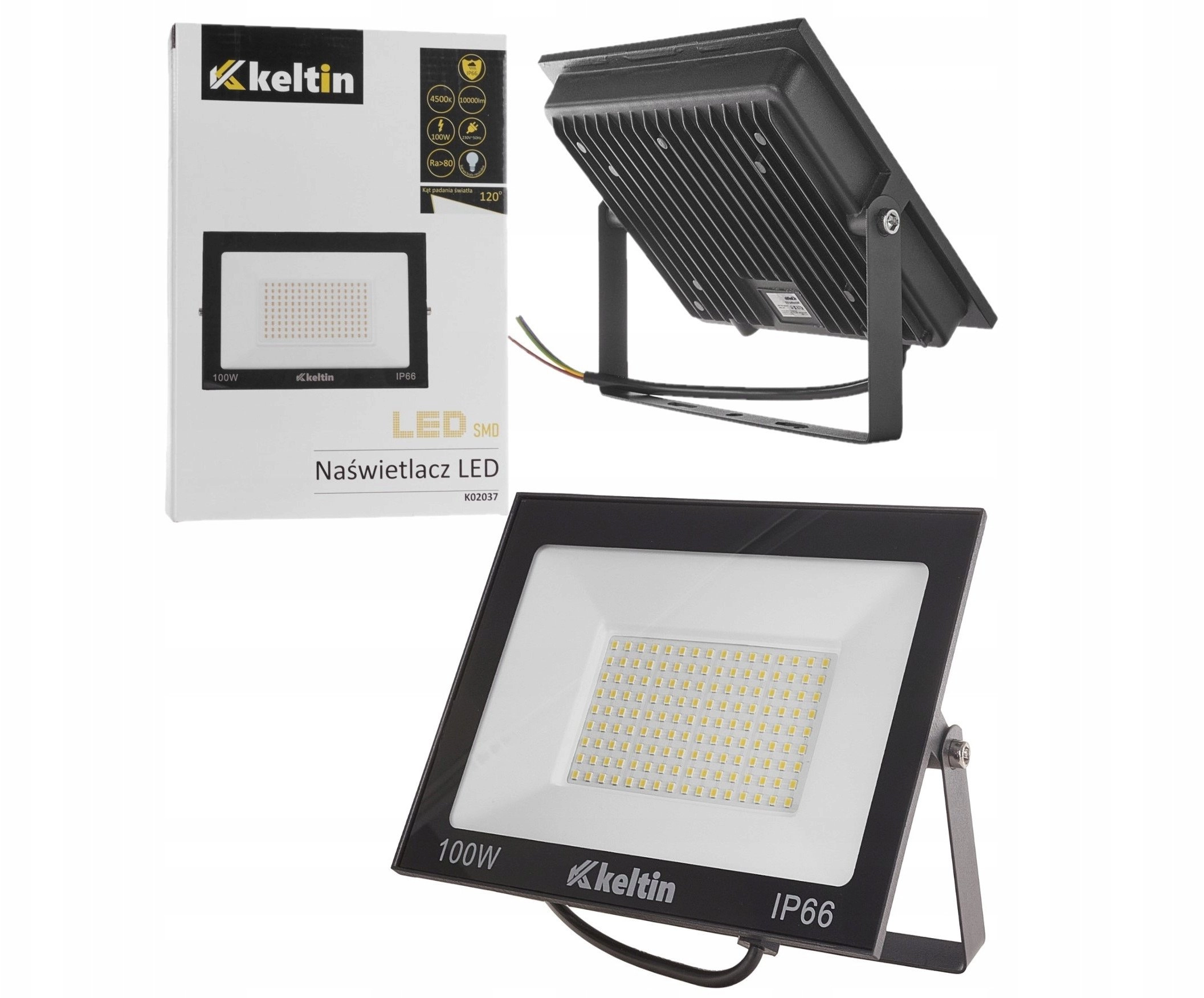 Naświetlacz LED 100W – barwa biała