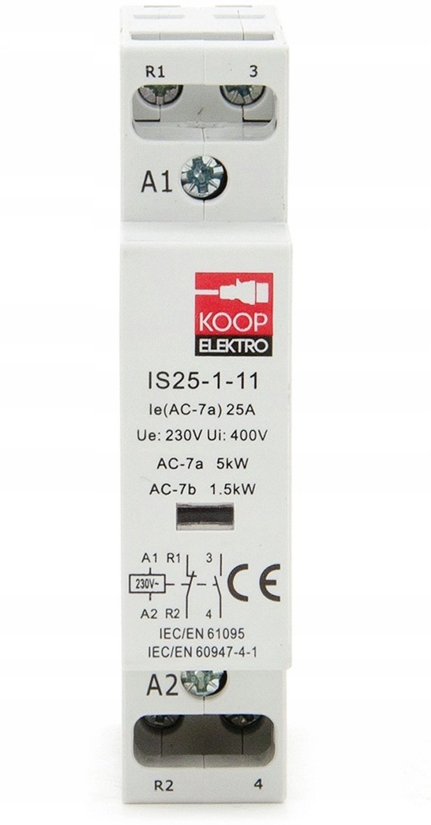 Modular contactor 25-11 25A 1NC 1NO