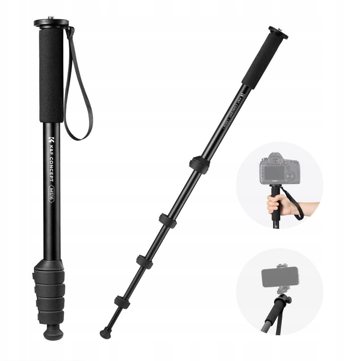 Monopod 2in1 For DSLR Camera 1/4"