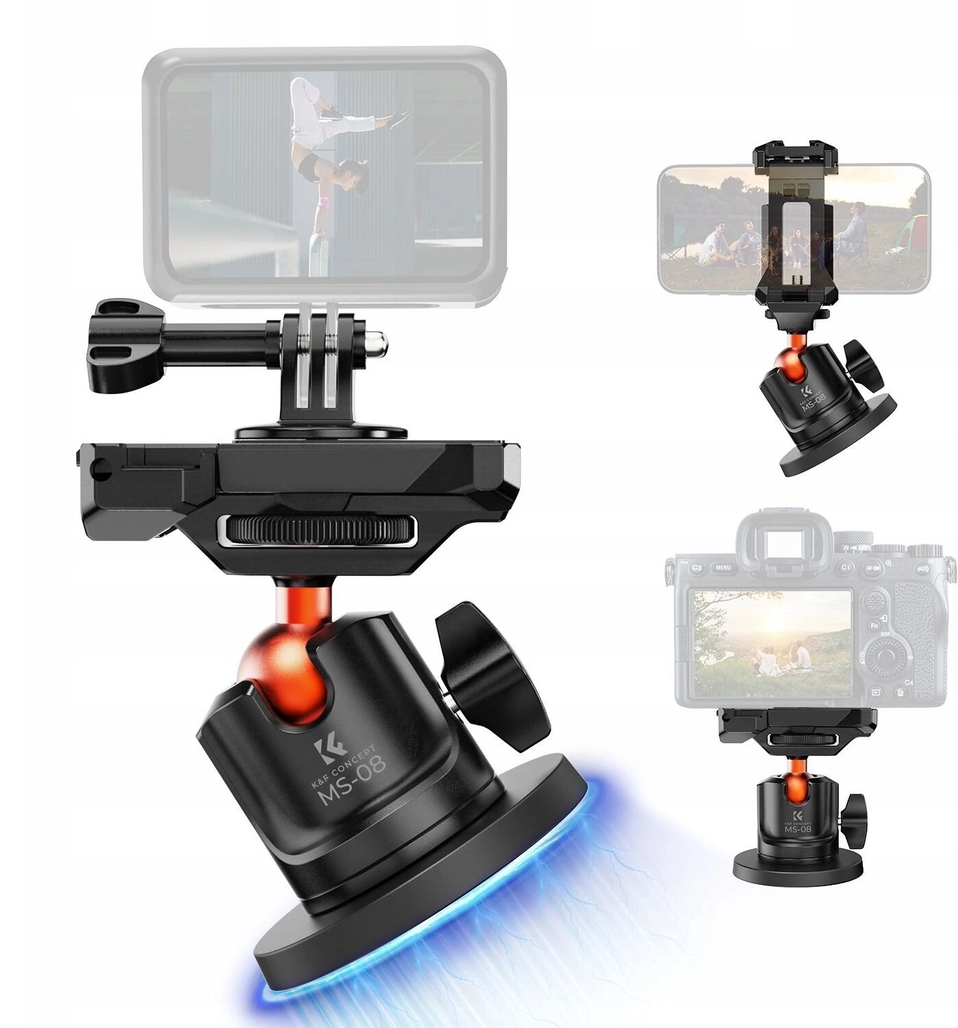 Kf Head 3D Ball Head Base