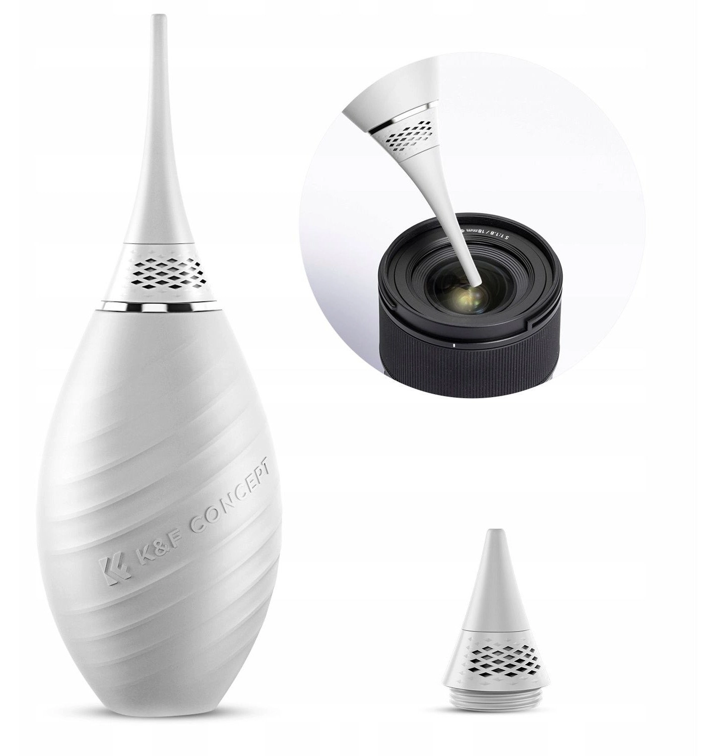 Pear blower 2in1 for cleaning the