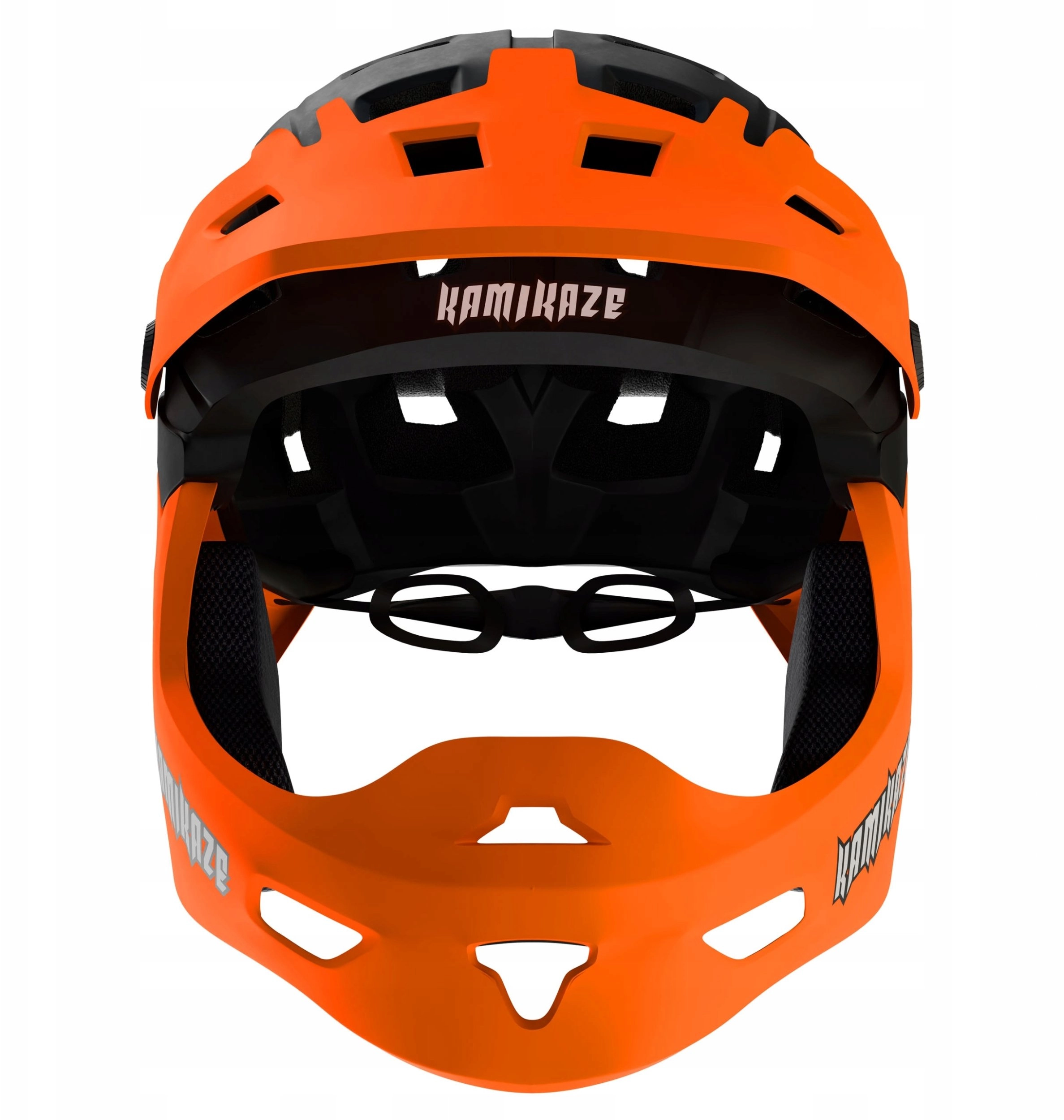 Kamikaze Ronin Helmet Orange Ze SzczÄkÄ
