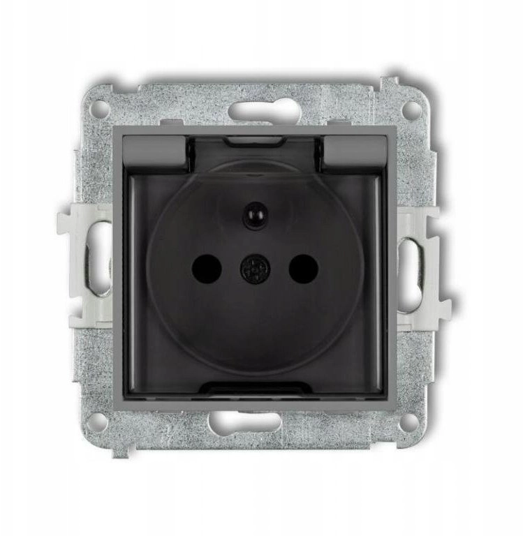 ICON Splash-proof socket mechanism with grounding