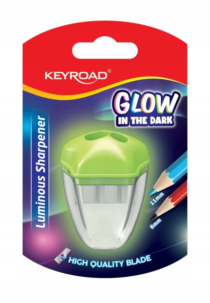 Temperówka plastikowa fluorescencyjna podwójna 6939540587310