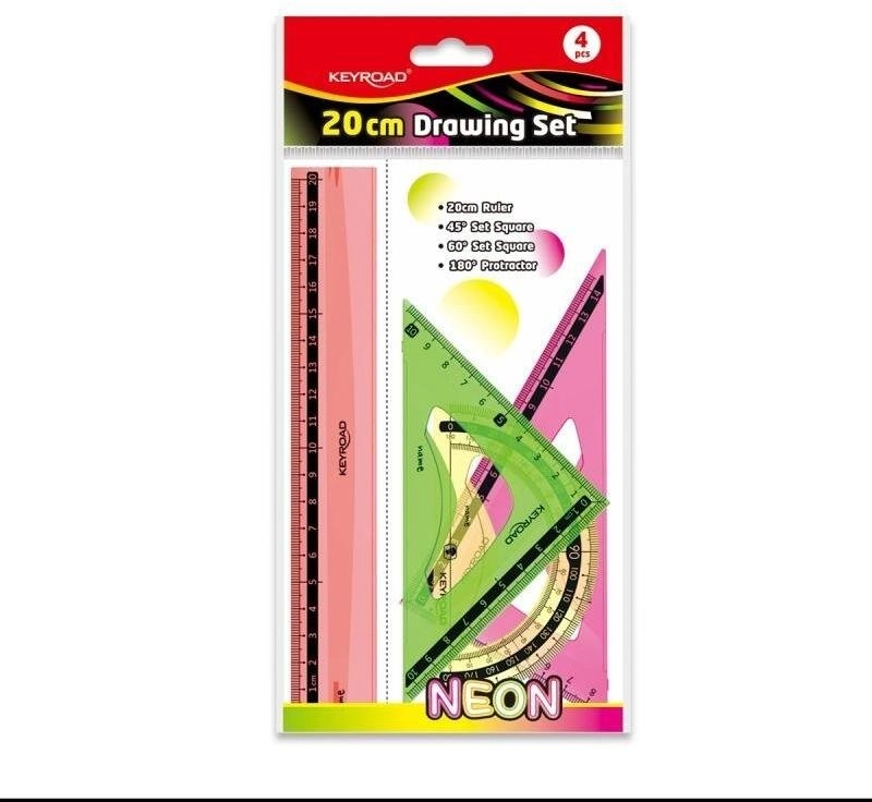 Keyroad Zestaw geometryczny KEYROAD Neon  4