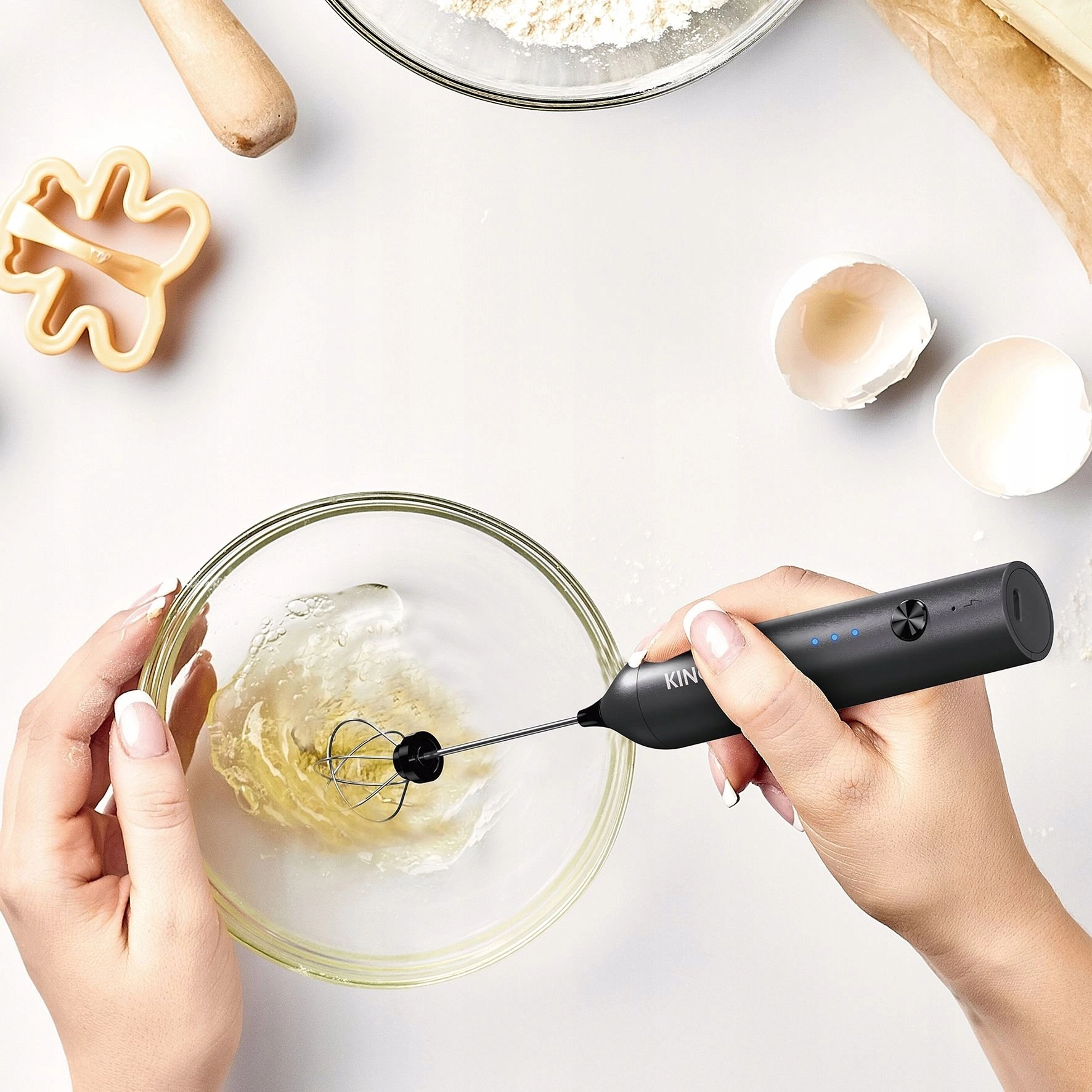 KingHoff milk frother ELECTRIC COCKTAIL MIXER