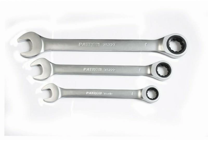 Klucz płasko-oczkowy z grzechotką 8mm P-75708