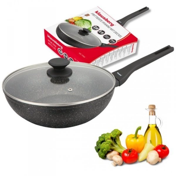 Klausberg frying pan MARBLE DEEP WOK