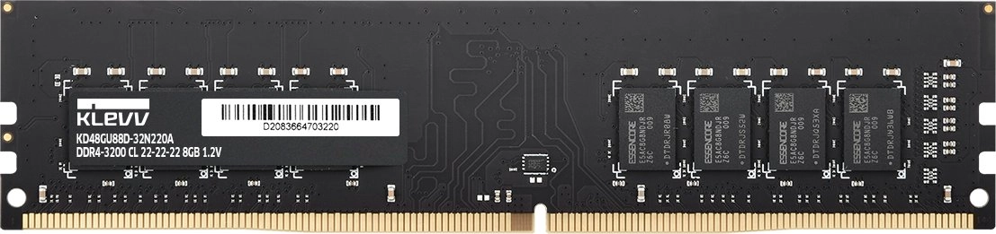 Klevv U-DIMM atmiņas modulis 8 GB 1 x 8 GB DDR4 3200 MT/s 288-pin DIMM