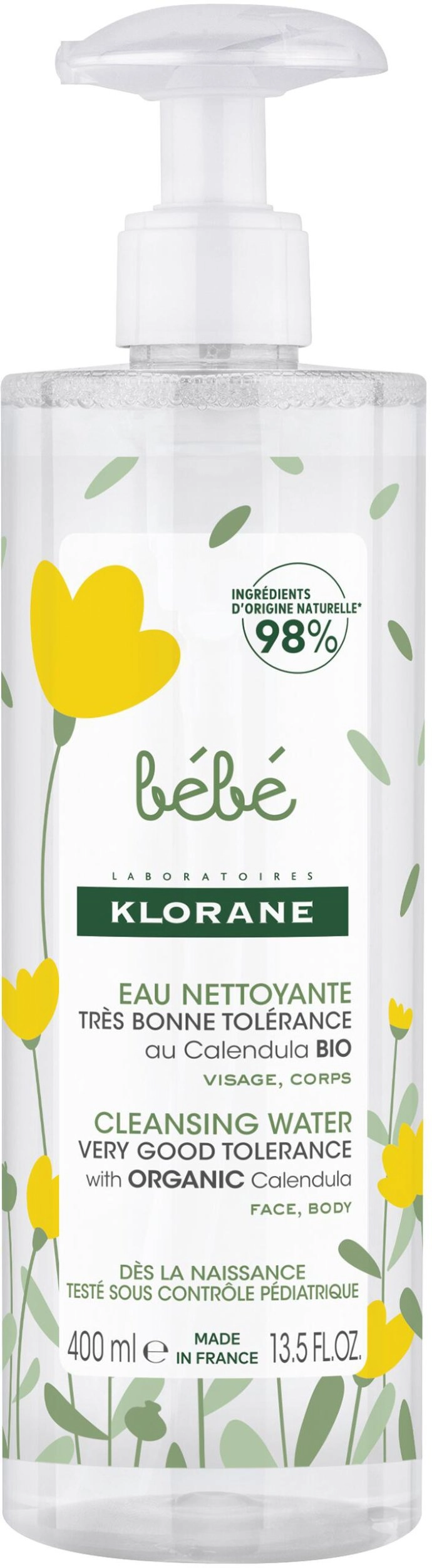 Klorane  Baby  Gentle Cleansing  Cleansing Water