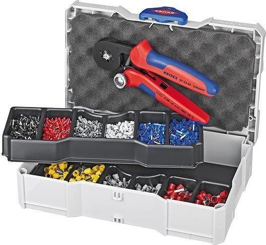 KNIPEX crimping pliers with crimping assortment