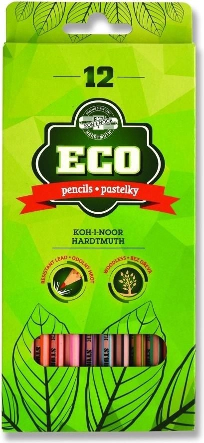 Koh I Noor Eco Crayons 12