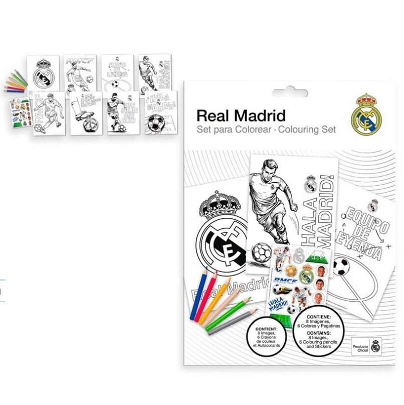 Zestaw do kolorowania real madrid rm00025