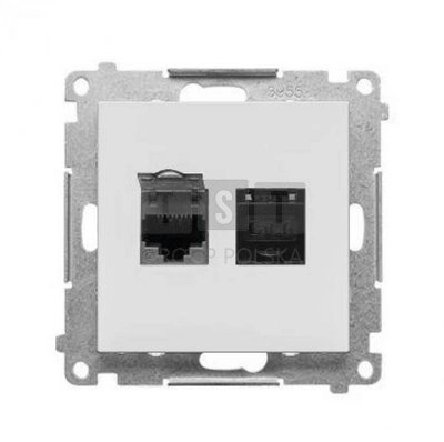 T62.01/114 Simon 55 RJ45 double