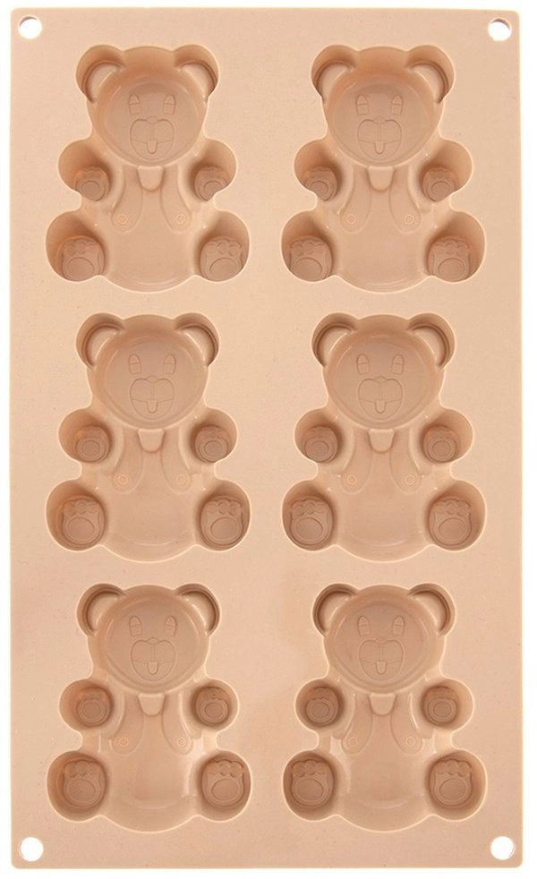 Koopman Silicone muffin cookie mold  beige