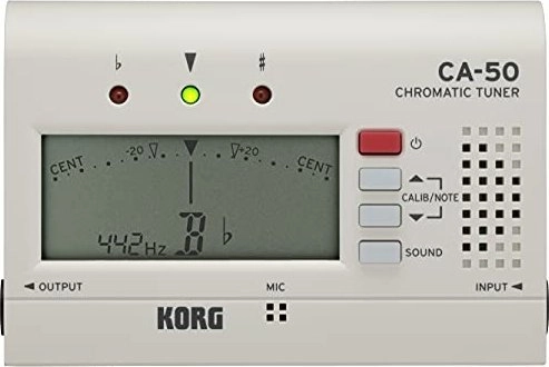 Korg CA-50 - chromatic tuner  white