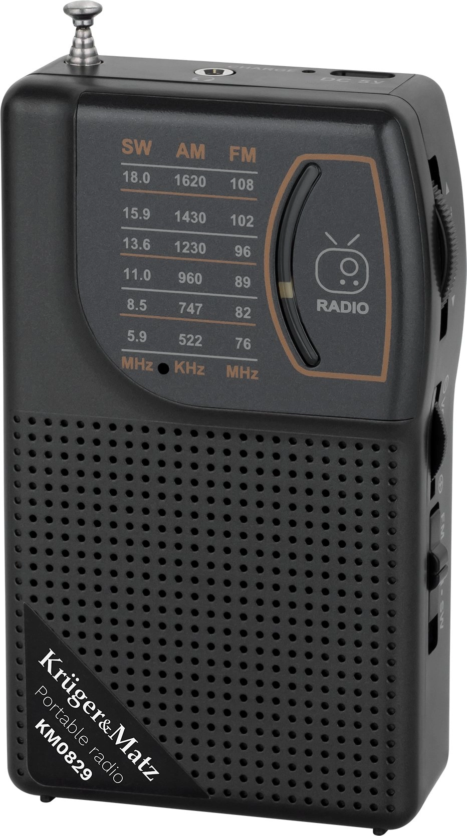 Kruger  Matz portable analog radio  model