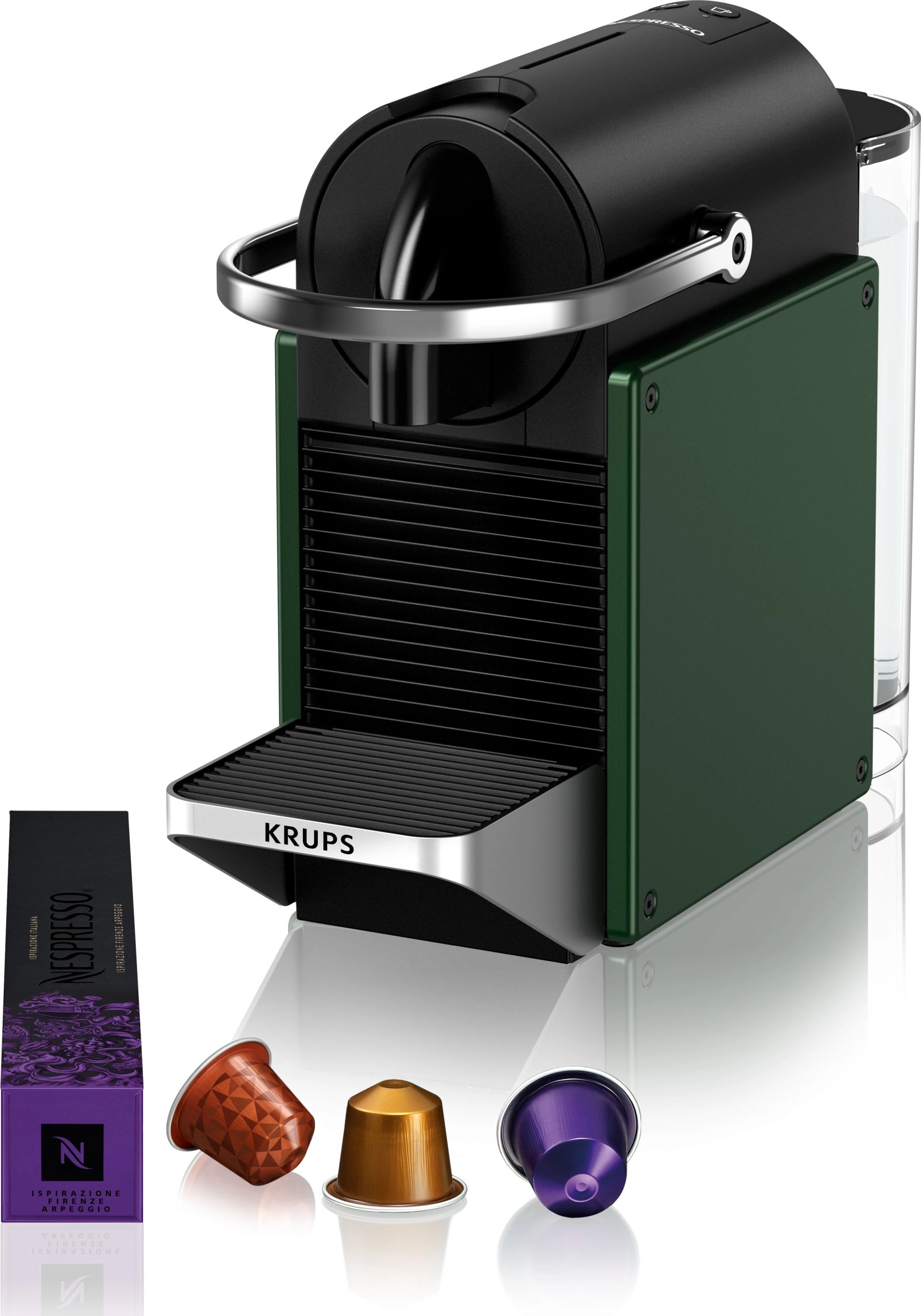 Krups Nespresso Pixie Redesign dark green