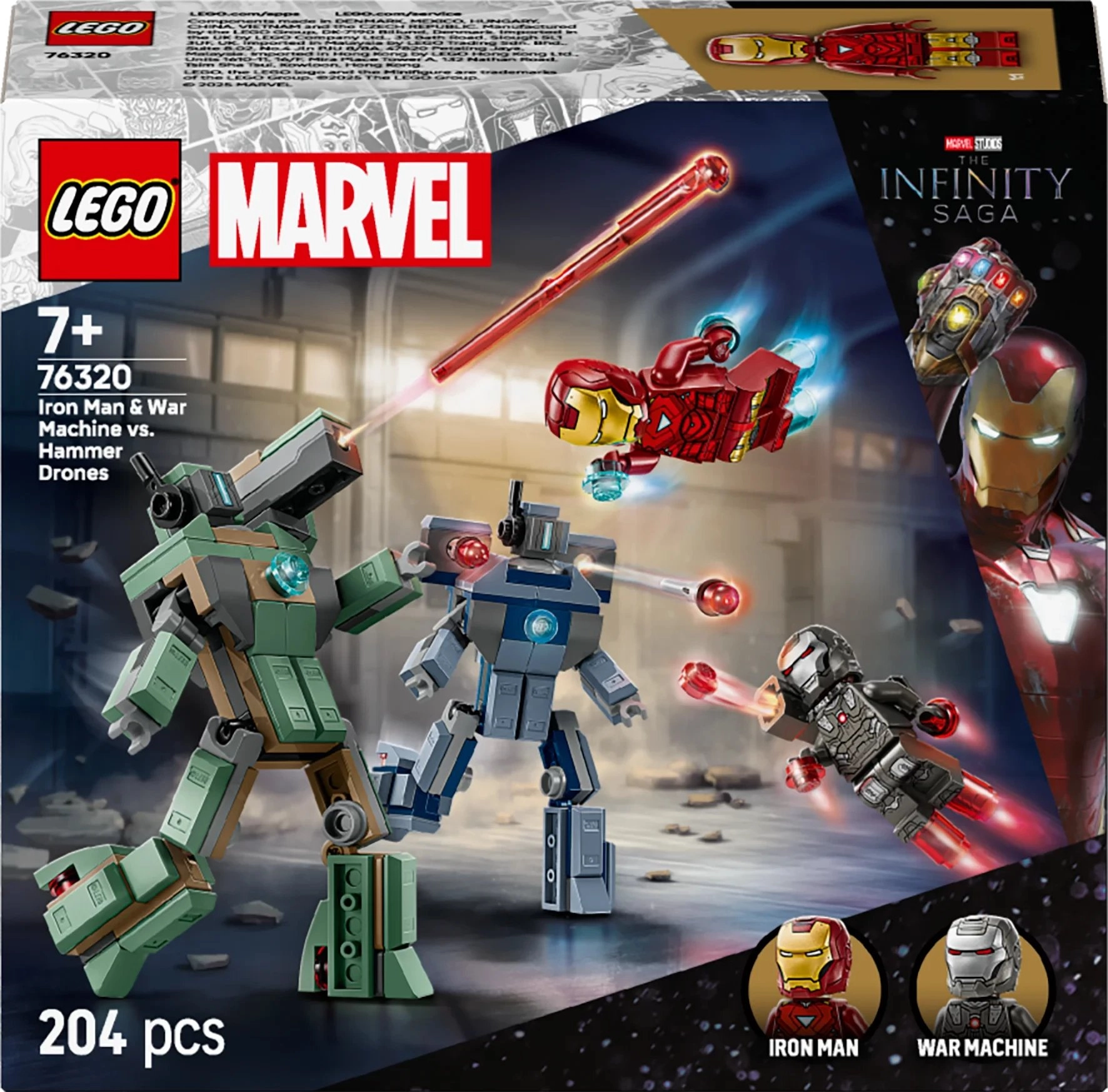CON LEGO IRON MAN VS HAMMER