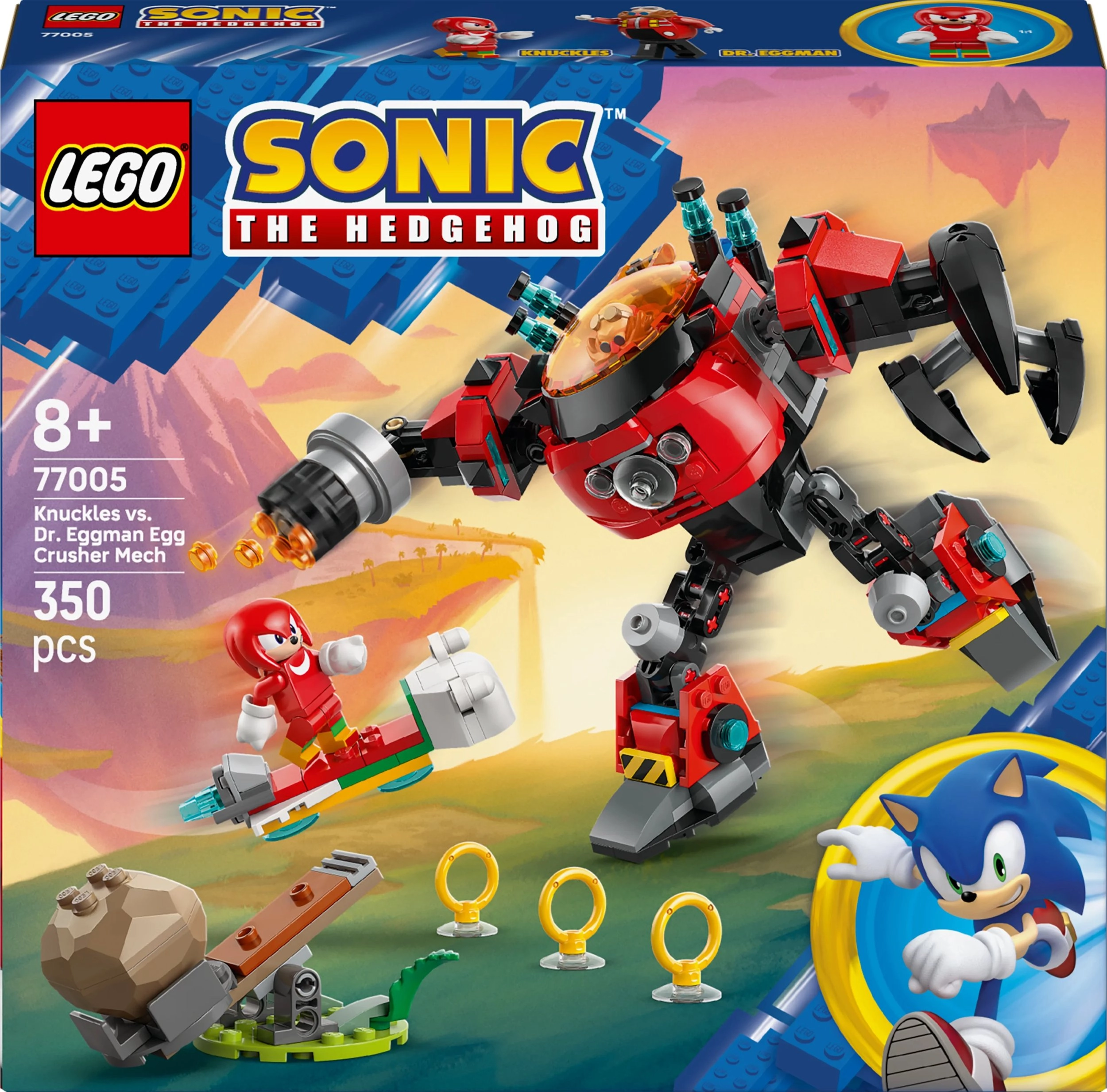 LEGO Sonic Knuckles vs. Dr. Eggmans