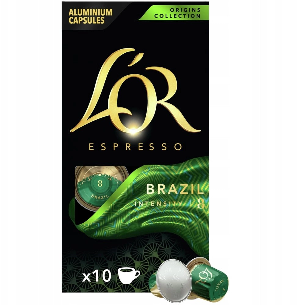Capsules for Nespresso L`OR Espresso Brazil