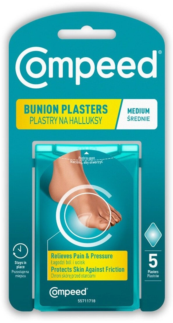 COMPEED Medium hallux patches 5 pcs