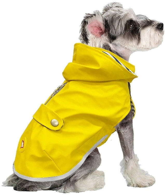 RAINCOAT FOR DOGS MALO S45 YELLOW