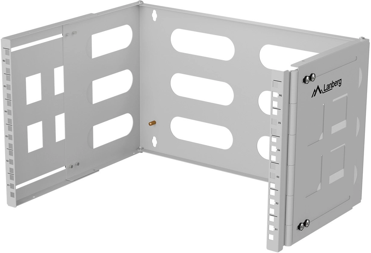 Lanberg uchwyt Åcienny rack 19" 6U